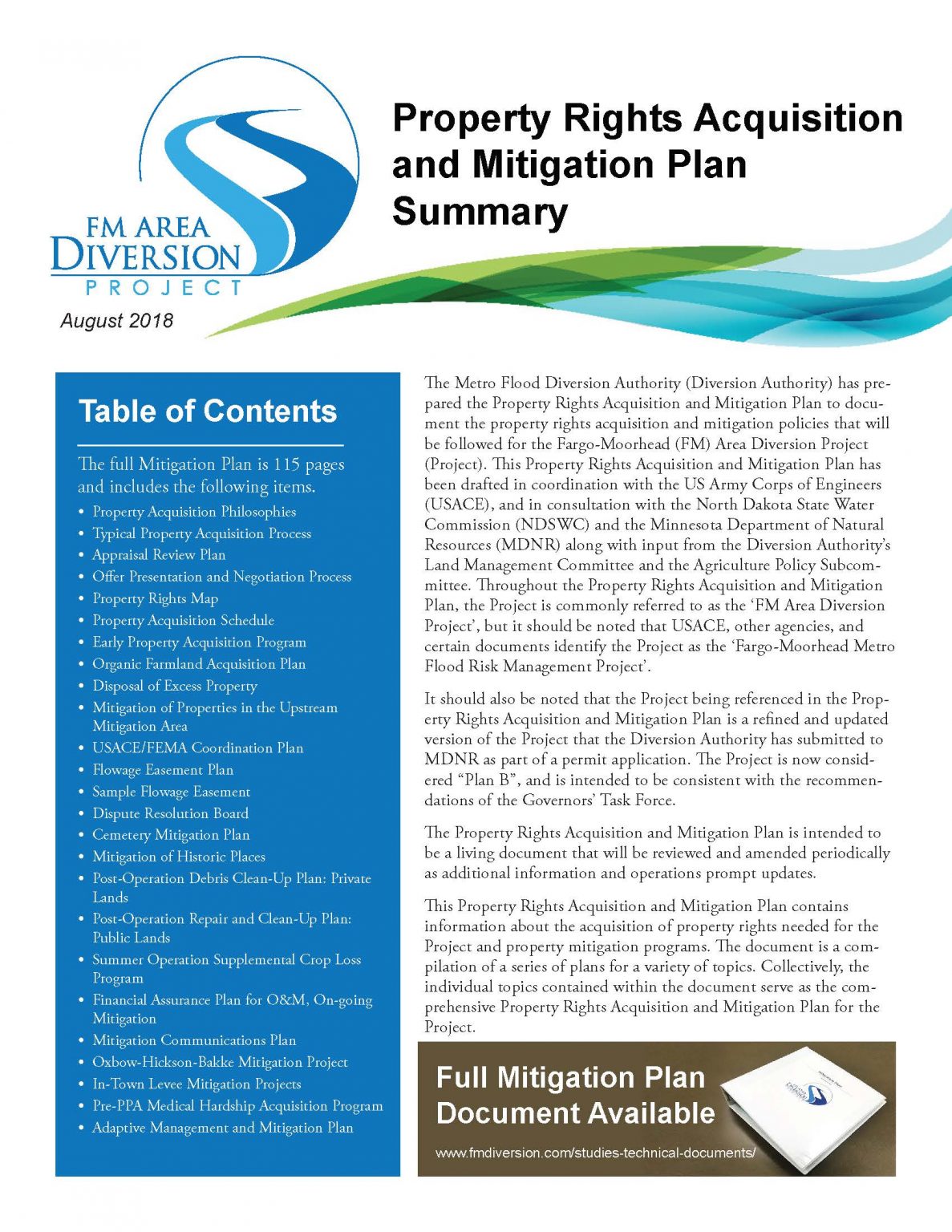 Mitigation Plan - Metro Flood Diversion Authority