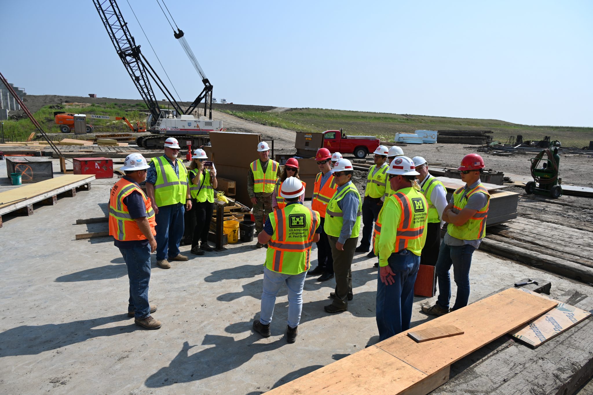 Official Visit to Fargo-Moorhead Flood Project - Metro Flood Diversion