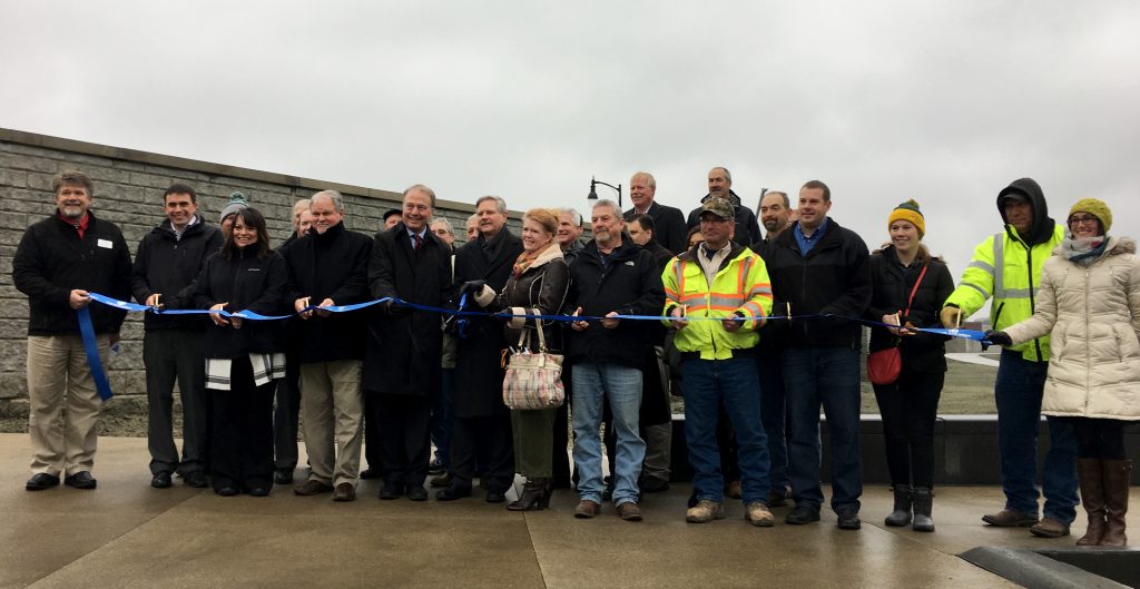 Read more about the article 2nd Street Officially Opened; Floodwall Completed