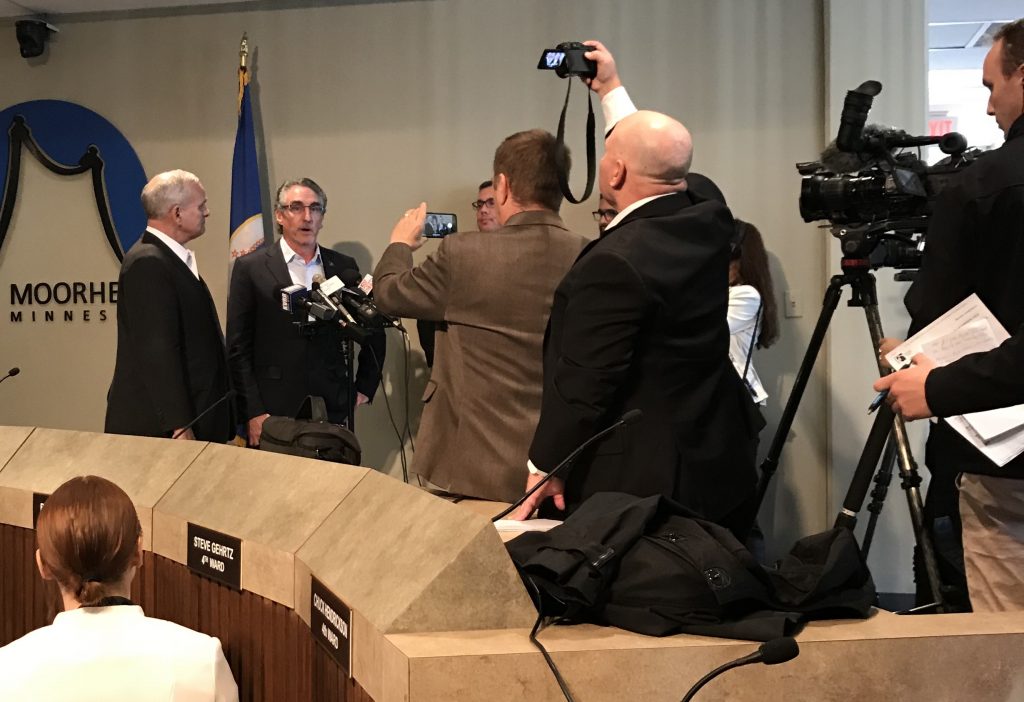Read more about the article Burgum, Dayton agree to form collaborative working group to try to find path forward for F-M Area Diversion Project