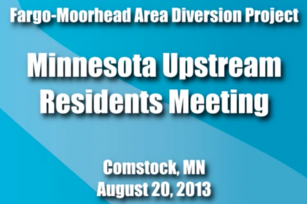 Aug. 20, 2013 Minnesota Upstream Residents Meeting