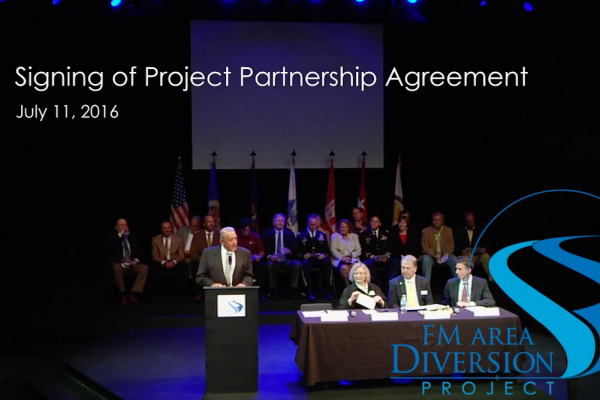 July 11, 2016 Project Partnership Agreement Signing