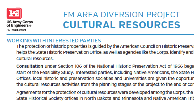Read more about the article Cultural Resources – U.S. Army Corps of Engineers