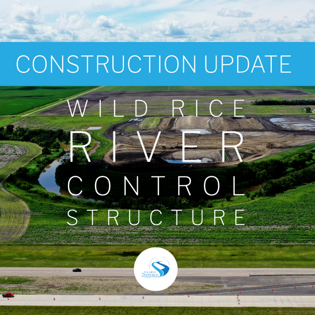July 2020 Construction Update // Wild Rice River Control Structure