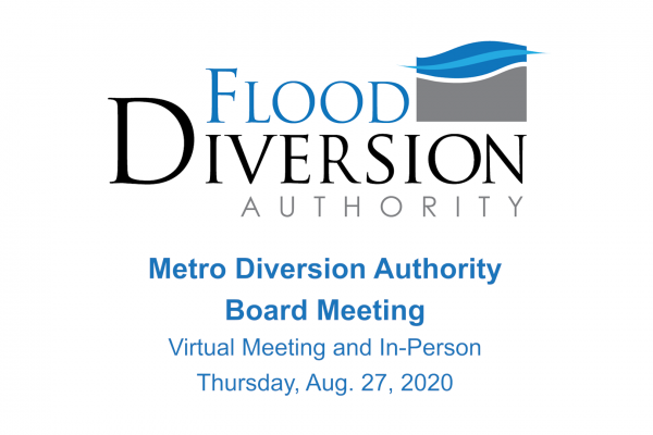 Diversion Board of Authority Meeting – August 27, 2020