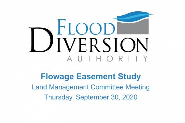 Flowage Easement Study Presentation – September 30, 2020