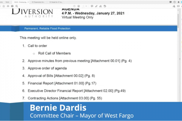 Finance Committee Meeting Video – January 27, 2021