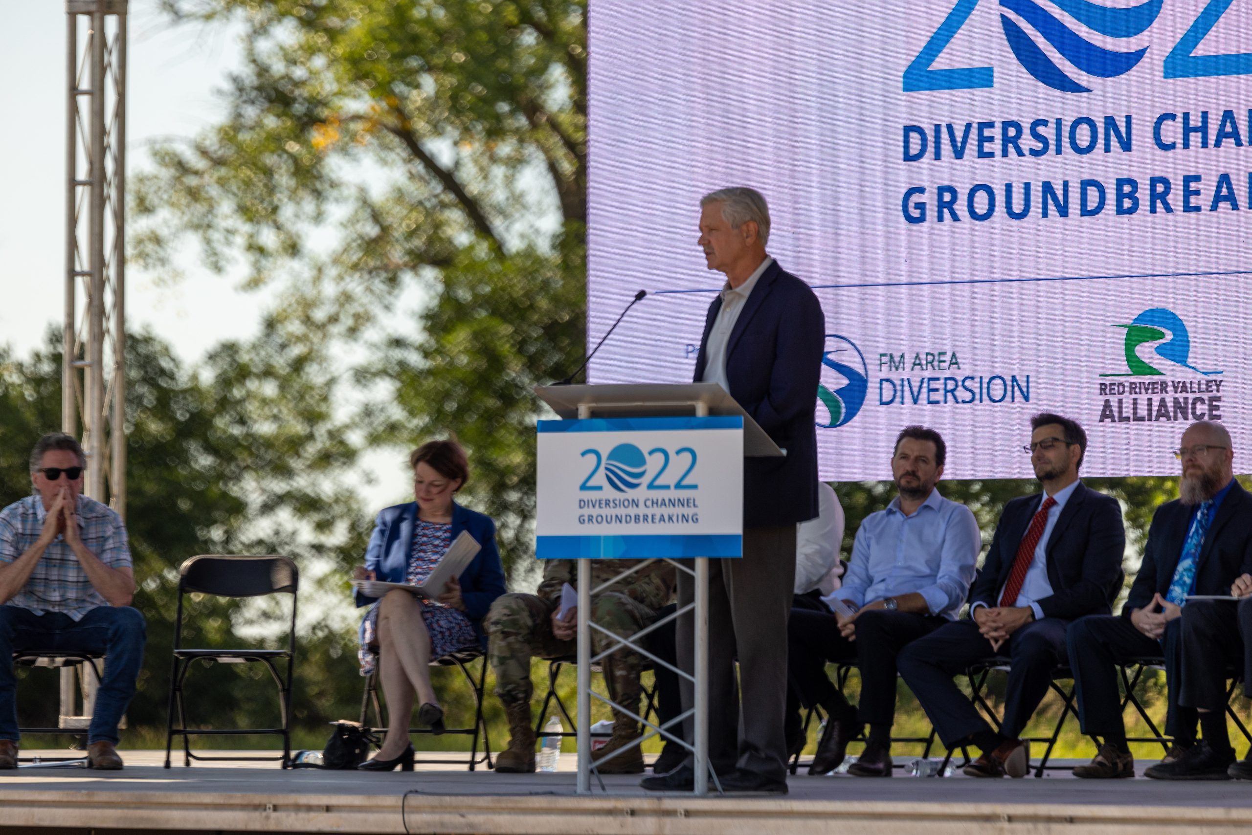 Read more about the article Red River Valley Alliance breaks ground on Stormwater Diversion Channel and Associated Infrastructure