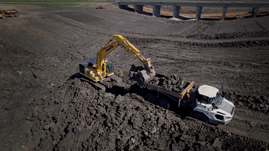 Reach 8 of the stormwater diversion channel
